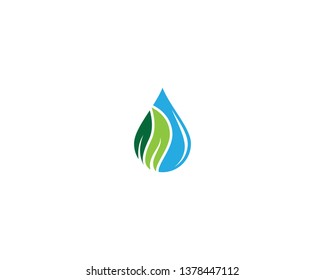 Water drop symbol illustration