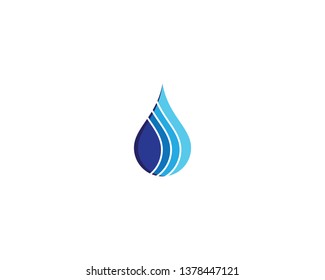 Water drop symbol illustration