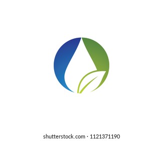 Water drop symbol illustration design