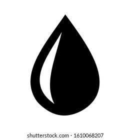 Water drop symbol logo design template icon.