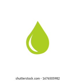 Water drop symbol logo design template icon. May be used in ecol