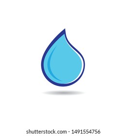 Symbol für Wassertropfen Vektorillustration