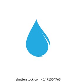 Water drop symbol vector icon