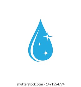 Water drop symbol vector icon