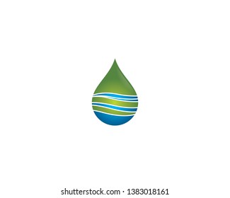 Water drop symbol vector illustration