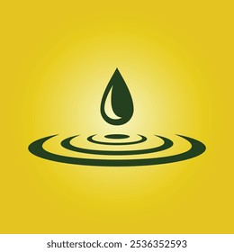 Water drop trendy artwork attractive abstract vector illustration colorful applicable design.eps