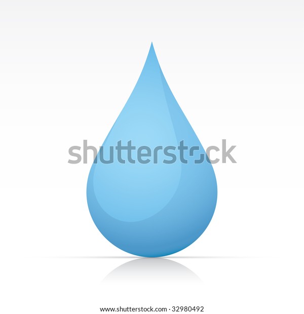 Wassertropfen Vektorgrafik In Adobe Illustrator Eps Stock Vektorgrafik Lizenzfrei