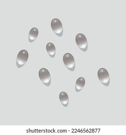 water drop vector for design element, water drop vector design