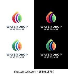 Water drop vector design set