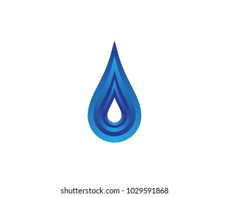 Water drop vector icon