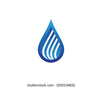 Water drop vector icon