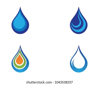 Water drop vector icon