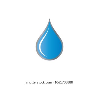 Water drop vector icon
