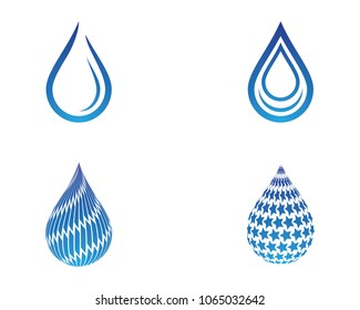 Water drop vector icon