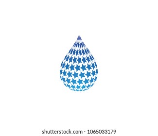 Water drop vector icon