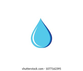 Water drop vector icon