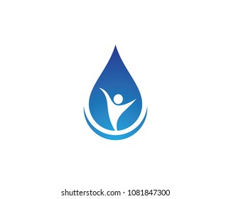 Water drop vector icon