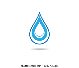 Water drop vector icon