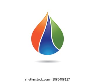 Water drop vector icon