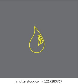 Water drop vector icon