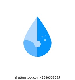  water drop - vector icon