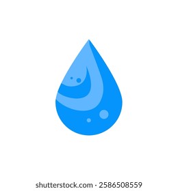  water drop - vector icon