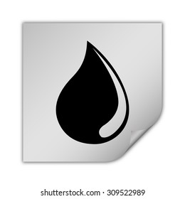 water drop vector icon