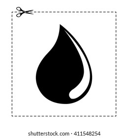 water drop vector icon