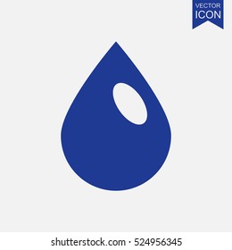 Water drop vector icon