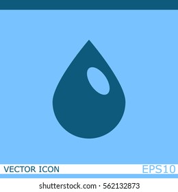 Water drop vector icon