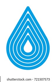 Water Drop vector icon