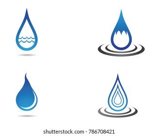 Water drop vector icon