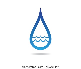Water drop vector icon