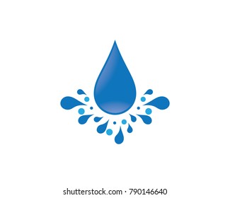 Water drop vector icon