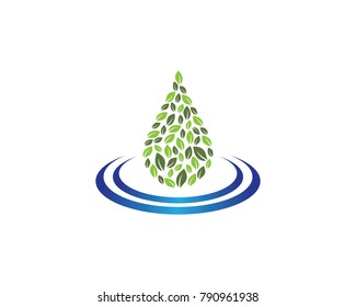 Water drop vector icon