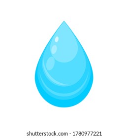 Water drop vector icon. Abstract Vector collection of flat water drop logo. Icons for droplet, water dot triangles line, rain, raindrop, company logo and bubble design.