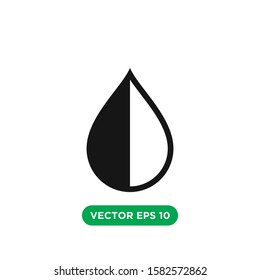 water drop vector icon design concept