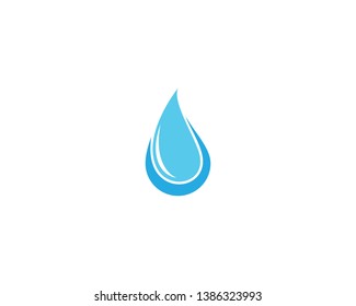 Water drop vector icon illustration