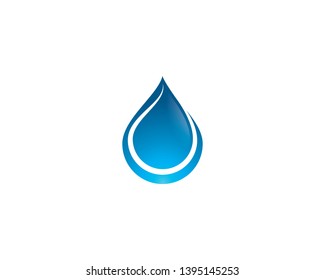 Water drop vector icon illustration