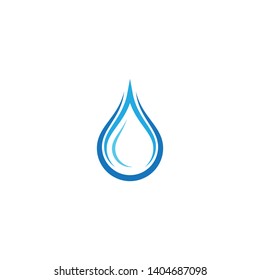 Water drop vector icon illustration