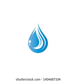 Water drop vector icon illustration