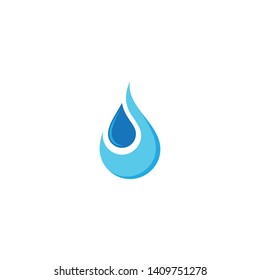 Water drop vector icon illustration