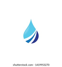 Water drop vector icon illustration
