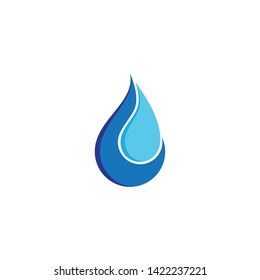 Water drop vector icon illustration