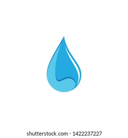 Water drop vector icon illustration