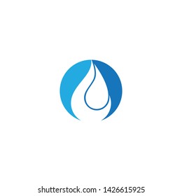 Water drop vector icon illustration