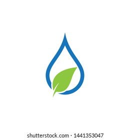 Water drop vector icon illustration