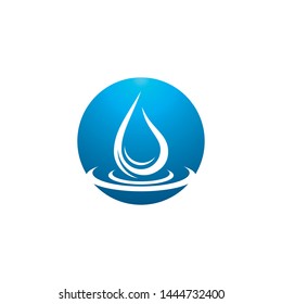 Water drop vector icon illustration