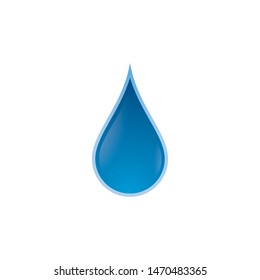 Water drop vector icon illustration
