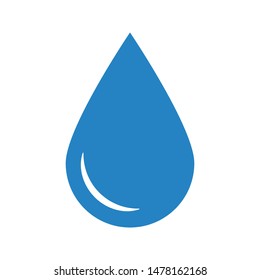 Water drop vector icon . icon vector illustration 